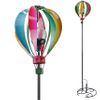 Solar Hot Air Balloon Spinner Stake 