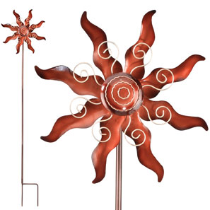 Spiral Sun Wind Spinner - Click to enlarge