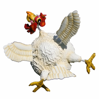 Splats Fighting Rooster Tree/Wall Art - Click to enlarge
