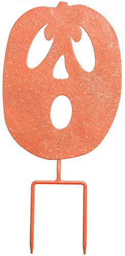 Spooked Pumpkin Stake / Sign (Set of 4) - Click to enlarge