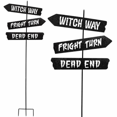 Spooky Crossroads Stake - Click to enlarge
