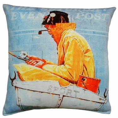Sport Fishing Outdoor Pillow - Click to enlarge