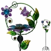Solar Purple Flower Feeder Stake