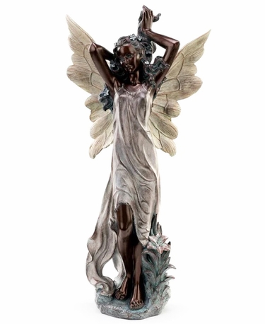Standing Fairy w/Lily Flower - Click to enlarge