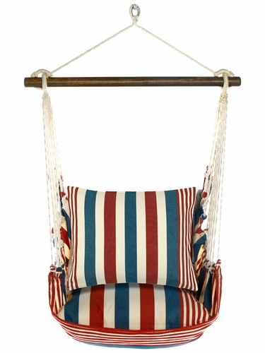 Stars & Stripes Fabric Hammock Chair Swing Set - Click to enlarge