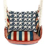 Stars & Stripes Flag Stars Hammock Chair Swing Set