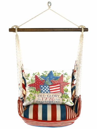 Stars & Stripes Independence Old Glory Hammock Chair Swing Set - Click to enlarge
