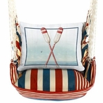 Stars & Stripes Rowing Oars Hammock Chair Swing Set