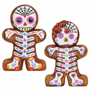 Sugar Skull Gingerbreads (Set of 2) - Click to enlarge