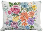 Lush Summer Bouquet Outdoor Pillow