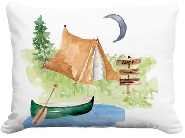 Summer Camp Outdoor Pillow - Click to enlarge