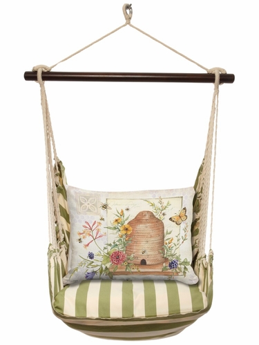 Summer Palms Bee Humble Skep Hammock Chair Swing Set - Click to enlarge