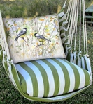 Summer Palms Chickadee Birds Hammock Chair Swing Set