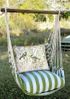 Summer Palms Chickadee Birds Hammock Chair Swing Set