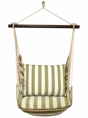 Summer Palms Fabric Hammock Chair Swing Set - Click to enlarge