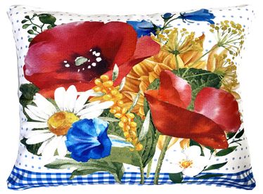 Summer Poppies II Outdoor Pillow - Click to enlarge