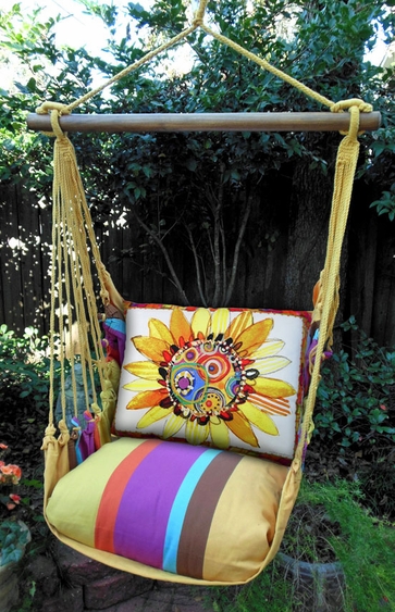 Sunflower Dreams Hammock Chair Swing Set - Click to enlarge