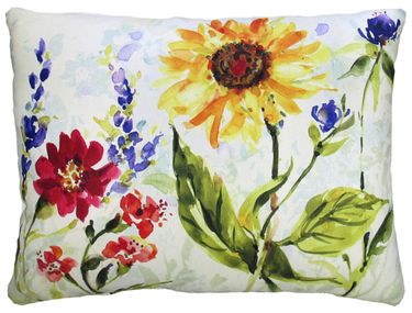 Sunflower Field Outdoor Pillow - Click to enlarge