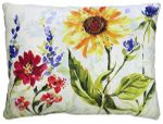 Sunflower Field Outdoor Pillow