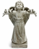 Surrendering Angel Statue with Birds