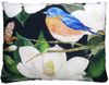 Sweet Magnolia w/Blue Bird Outdoor Pillow