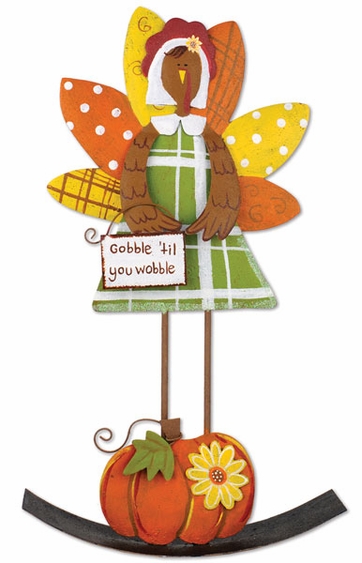 Thanksgiving Turkey Rocker - Click to enlarge