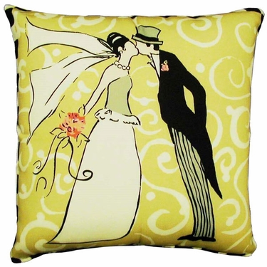 The Kiss Outdoor Pillow - Click to enlarge