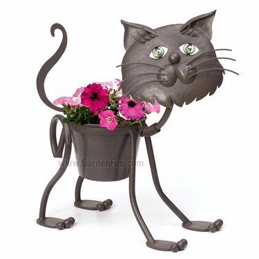 The Stray Cat Planter - Click to enlarge
