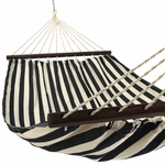 True Black Stripe Hammock Sundure Fabric True Black Stripe Hammock Sundure Fabric