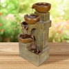 Tiered Clay Pots Fountain