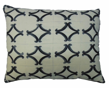 Tile Black 3 Outdoor Pillow - Click to enlarge