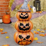 Totem Pole Jack-O-Lantern Yard Decoration Totem Pole Jack-O-Lantern Yard Decoration
