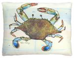 Traditional Crab Outdoor Pillow