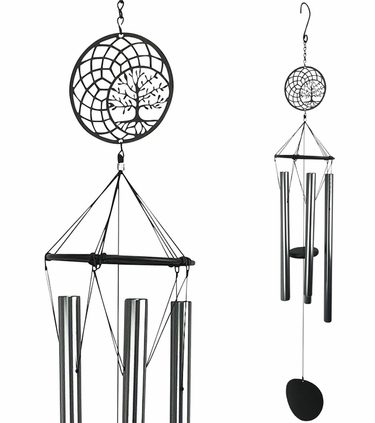 Tree of Life Smokey Wind Chime - Click to enlarge