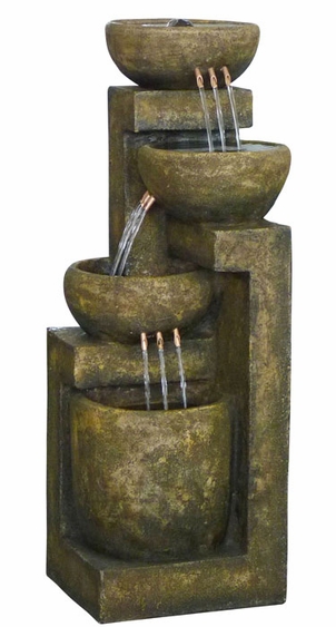 Trevi Tiered Pots Fountain - Click to enlarge