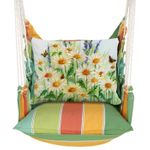 Tropical Breeze Daisies Field Hammock Chair Swing Set