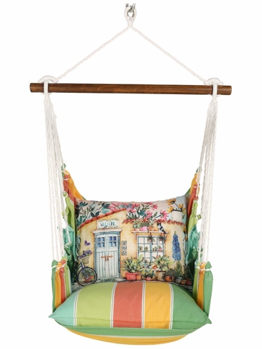 Tropical Breeze Welcome Home Hammock Chair Swing Set - Click to enlarge