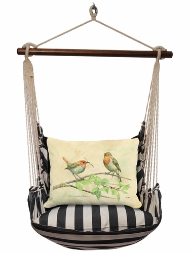 True Black Botanical Robins Hammock Chair Swing Set - Click to enlarge
