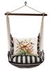 True Black Butterfly Watercolor 1 (orange) Hammock Chair Swing Set