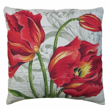 Tulips Outdoor Pillow - Click to enlarge