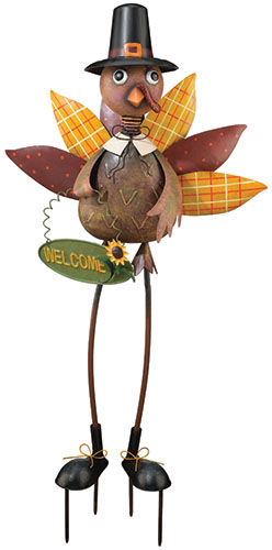 Turkey Man Garden Decor - Click to enlarge