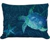 Turtle of the Deep Sea Outdoor Pillow