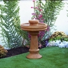 Tuscan Bird Bath Fountain w/LED Light
