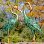 41" Metallic Golden Herons (Set of 2)
