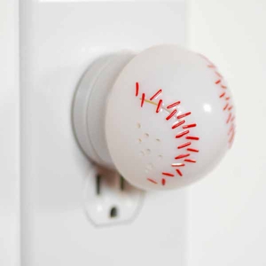 Ultrasonic Pest Repeller - LED Baseball - Click to enlarge