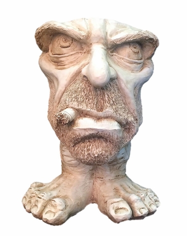 Uncle Carmine Face Planter - Antique Finish - Click to enlarge