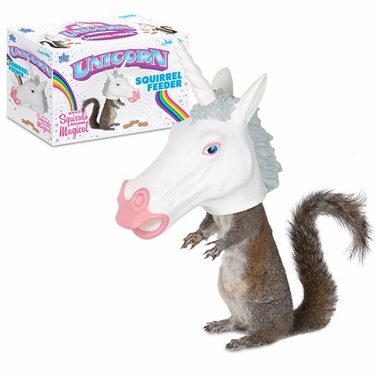 Unicorn Squirrel Feeder - Click to enlarge