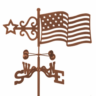 USA Flag Weathervane - Click to enlarge