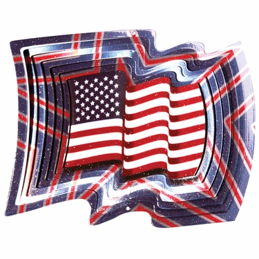 USA Flag Wind Spinner - Click to enlarge