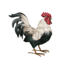 Verde Metal Rooster - Medium